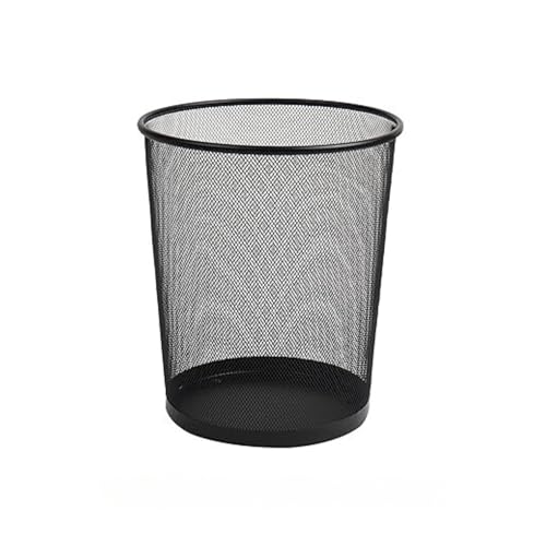 VeleSolv Metal Mesh Dustbin for Office use & Home/Multipurpose (Black) (Pack of 1, Large) - Image 1
