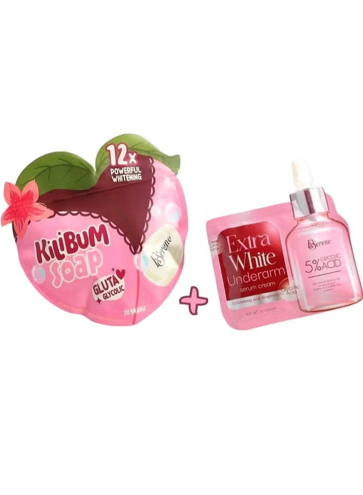 KSerene Kilibum Soap and Extra White underarm serum - kilibum