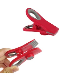 Nisixdec Nisixdec Chip Clips Bread Clips Bag Clips Magnetic Clips Chip Clip Chip Clips Bag Clips Food Clips Clips for Food Packages Chip Bag Clip 4pcs Colored  - Image 2