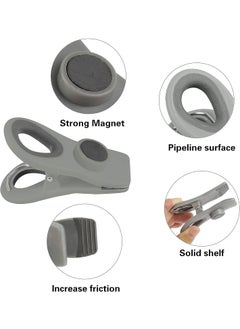 Nisixdec Nisixdec Chip Clips Bread Clips Bag Clips Magnetic Clips Chip Clip Chip Clips Bag Clips Food Clips Clips for Food Packages Chip Bag Clip 4pcs Colored  - Image 3