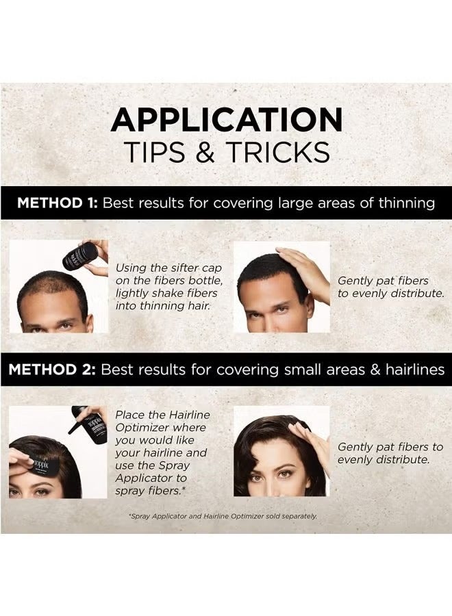 توبيك Toppik ألياف تكثيف الشعر & بخاخ التثبيت – يمنحك شعرًا أكثر كثافة فورًا، مظهر طبيعي يدوم طويلًا، 27.5 جم أسود (قطعتان) - Image 4