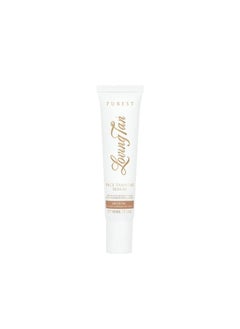 Loving Tan Loving Tan Purest Face Tanning Serum, Medium - Sunless Tanner Made From 97% Certified Organic & Naturally Derived Ingredients, 5+ Self Tanner Applications, Cruelty Free, Vegan - 1 Fl Oz  - Image 1