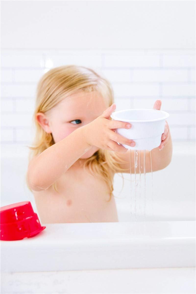Ubbi Lighthouse Stacking Cups Bath Toys, Includes 6 Cups, Toddler Bathtub Toys, Dishwasher Safe Toddler Toys - Image 5