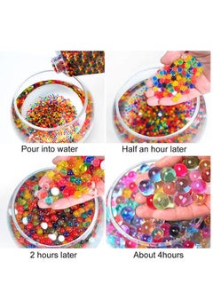 Generic Water Bullets Beads Refill Ammo (7-8mm 2 pack-60,000 Per Pack)–Water Balls Beads for Water Blaster Gun Toys, Non-Toxic Water-Based Balls Bullet (Yellow& Multicolour, 7-8mm 120,000Pcs)  - Image 5