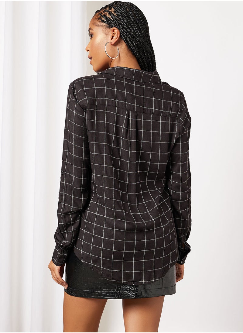 ONLY - Checkered Shirt - Image 1
