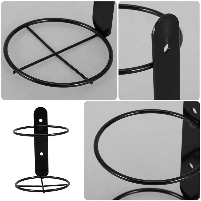 6pcs Iron Wall Mounted Wine Bottle Rack Holder For Home Kitchen Bar Storage - Image 4