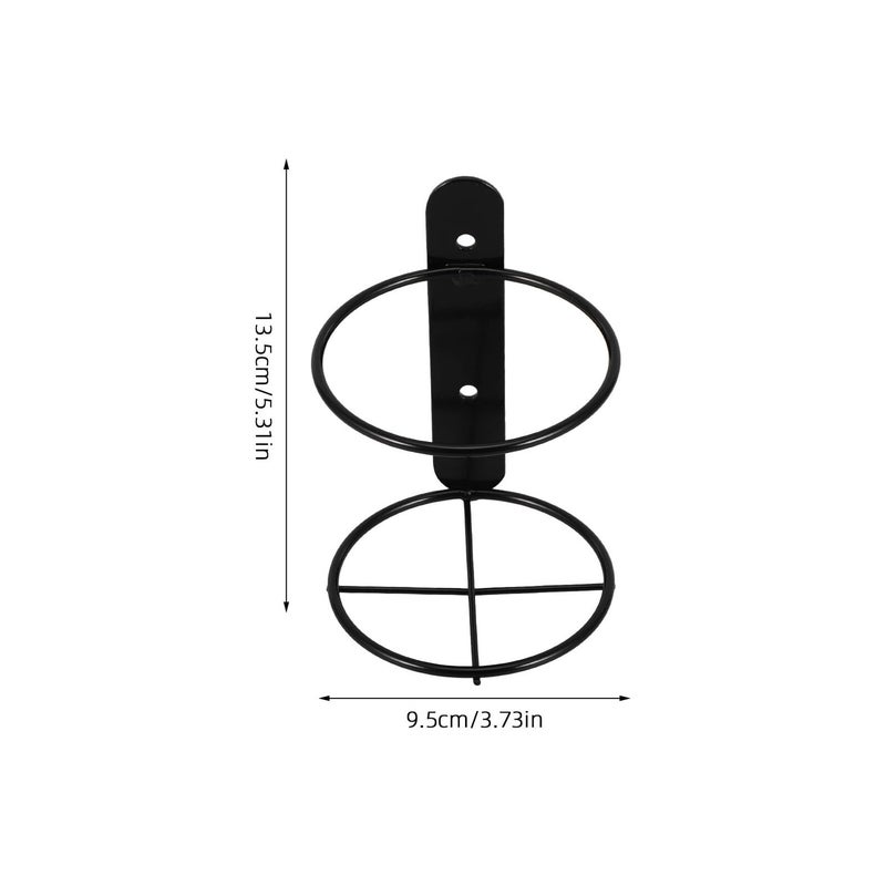 6pcs Iron Wall Mounted Wine Bottle Rack Holder For Home Kitchen Bar Storage - Image 3