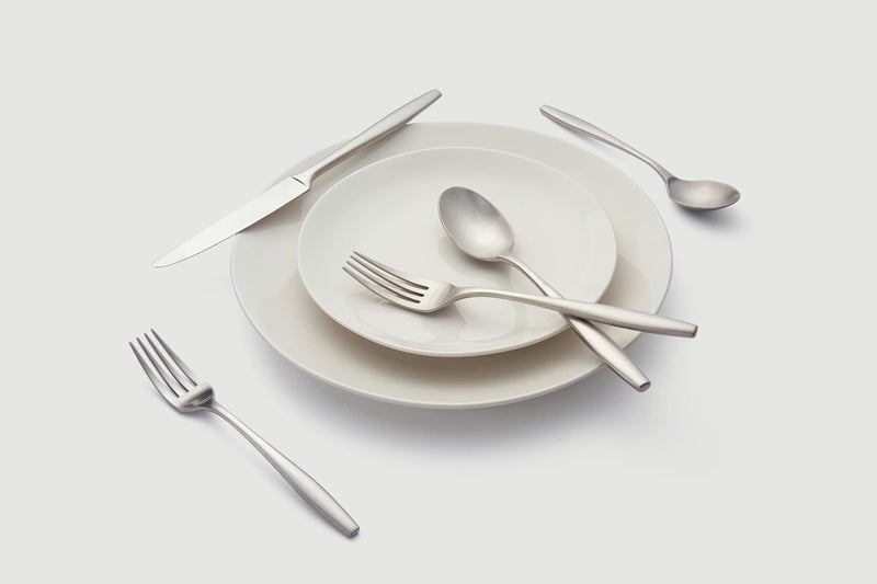 Cambridge Silversmiths Katerina Satin 20-Piece Flatware Set, Service for 4,Silver - Image 4