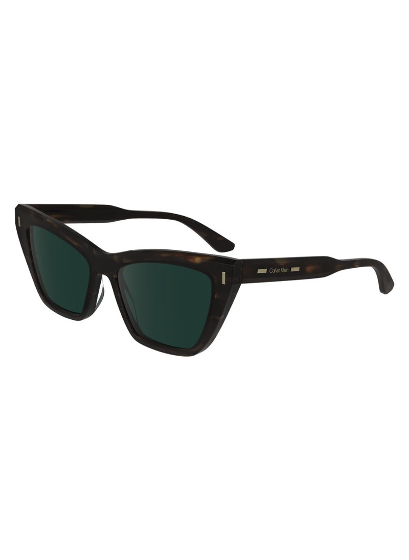 CALVIN KLEIN FULL RIM ACETATE BUTTERFLY CALVIN KLEIN SUN CK24505S  5517 (220) HAVANA BROWN  - Image 2