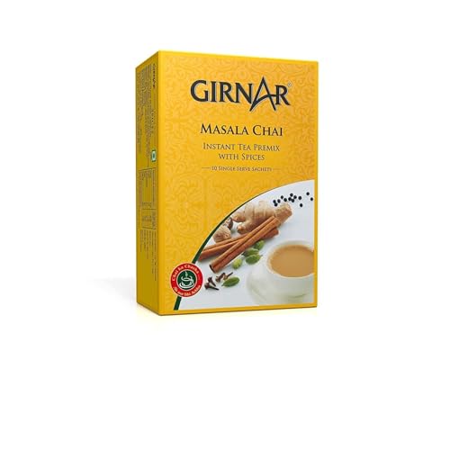 Girnar Instant Chai (Tea) Premix With Masala, 10 Sachet Pack - Image 1