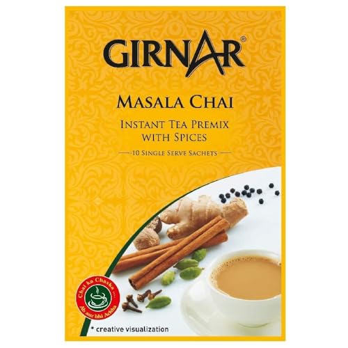Girnar Instant Chai (Tea) Premix With Masala, 10 Sachet Pack - Image 5