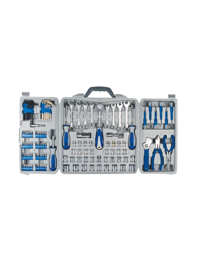 TOOLRICH 141-Piece Portable and Durable Mechanic Tool Set Grey 6.2 x 41 x 72.2 cm DR63285 - Image 1