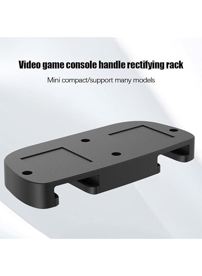 أكس سبرينج حامل طاولة للتحكم في جهاز تحكم بلاي ستيشن 5 وبلايستيشن 4 بدون عصا حفر، حامل وحدة تحكم تحت المكتب، منظم طاولة بلاي ستيشن 5 وبلايستيشن 4 وإدارة المكتب، حامل تحت المكتب - Image 3