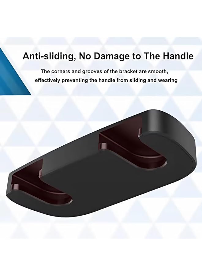 أكس سبرينج حامل طاولة للتحكم في جهاز تحكم بلاي ستيشن 5 وبلايستيشن 4 بدون عصا حفر، حامل وحدة تحكم تحت المكتب، منظم طاولة بلاي ستيشن 5 وبلايستيشن 4 وإدارة المكتب، حامل تحت المكتب - Image 5