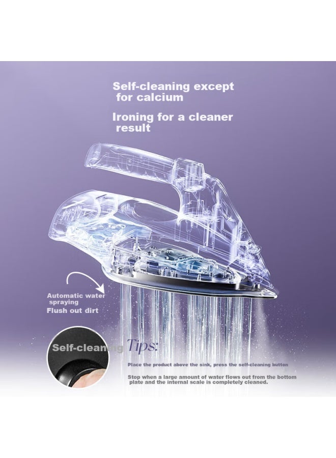 Supor Steam Iron, Cordless Handheld Garment Steamer, Home Use, 2000w High Power, Wet And Dry Dual-use, Portable Small Ironing Machine, Upgraded Ceramic Base Plate, 305a, Qixi Gift - Image 4