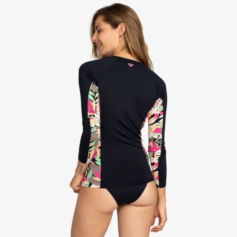 روكسي Long Sleeve Zipped Rash Vest - Women