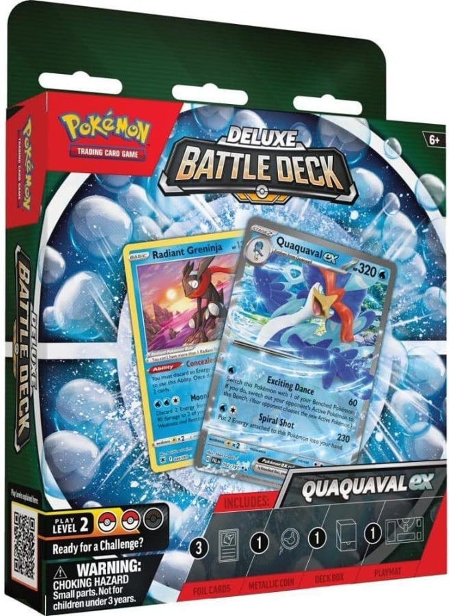 Pokemon Pokémon TCG: Meowscarada/Quaquaval ex Deluxe Battle Deck - Image 2