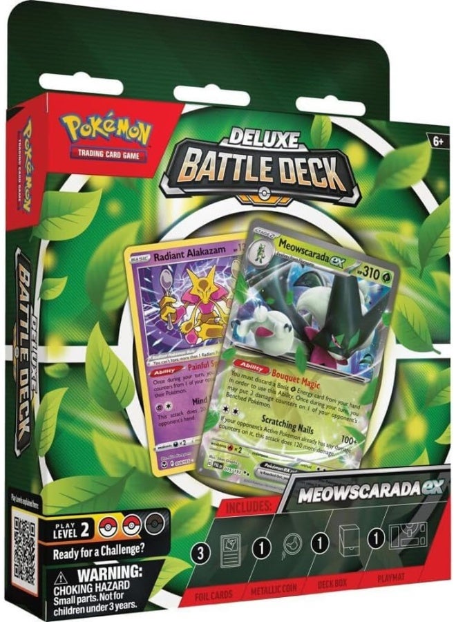 Pokemon Pokémon TCG: Meowscarada/Quaquaval ex Deluxe Battle Deck - Image 3