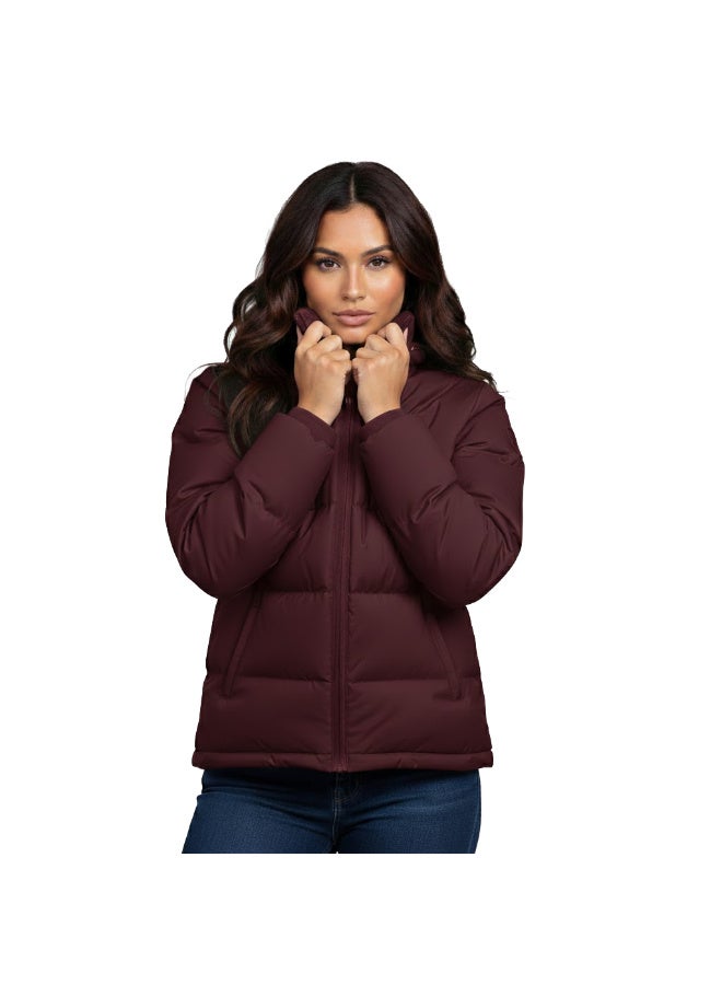 Waterproof Winter Bomber Jacket with Removable Hood - Image 1