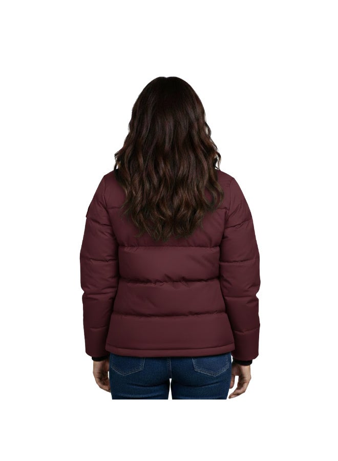 Waterproof Winter Bomber Jacket with Removable Hood - Image 2