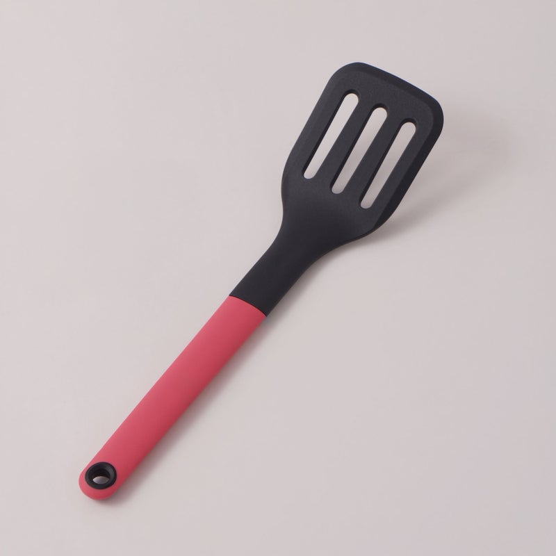 ALBERTO مجموعة أدوات المطبخ 5 قطع من ألبرتو مع حامل قاعدة دوار، أسود - Image 3