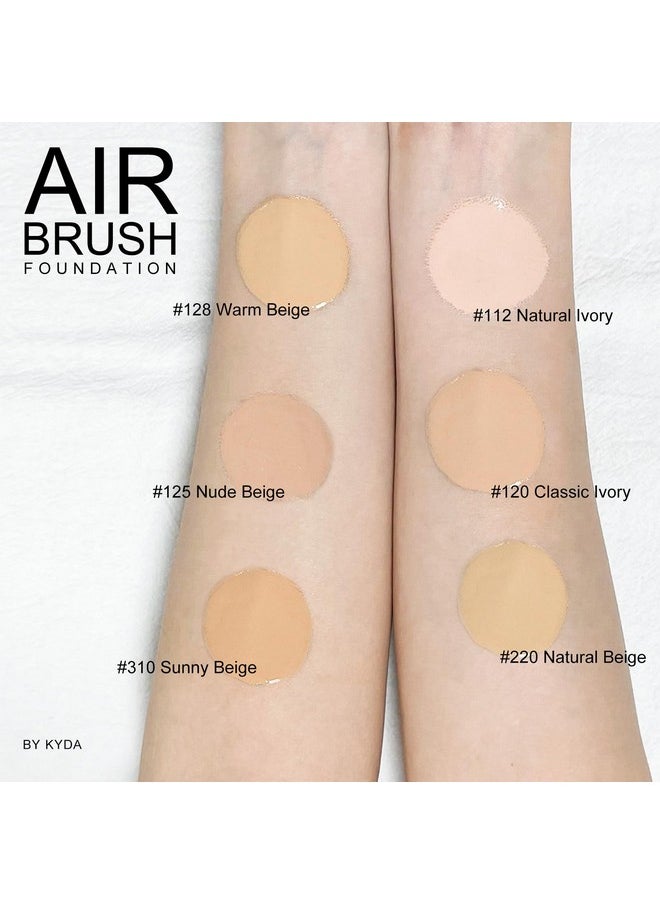 KYDA Airbrush Foundation Spray Silky Foundation Mist Makeup Flawless Coverage For Smooth Creamy Nude Finish Breathable Blendable Lasting Formula By Ownest Beauty125 Nude Beige  - Image 5