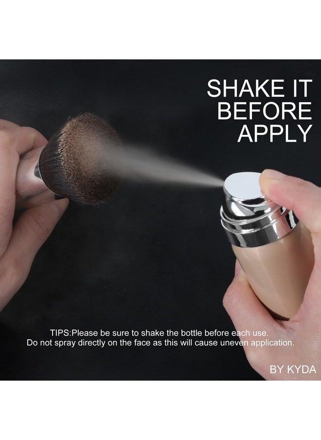 KYDA Airbrush Foundation Spray Silky Foundation Mist Makeup Flawless Coverage For Smooth Creamy Nude Finish Breathable Blendable Lasting Formula By Ownest Beauty125 Nude Beige  - Image 3