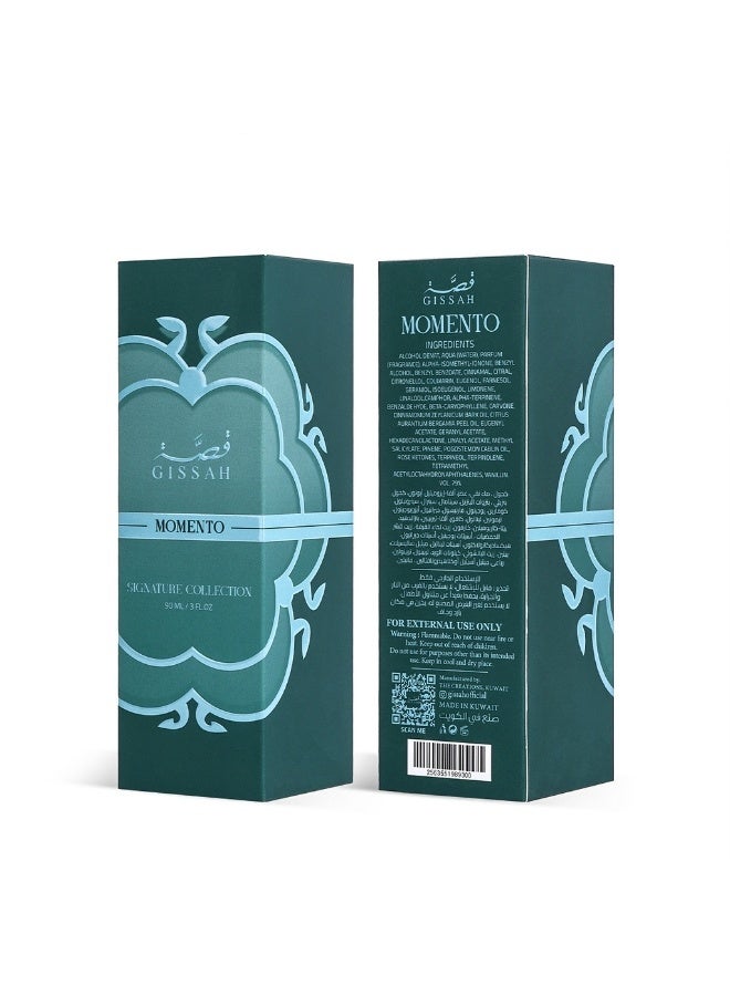 قصة عطر مومنتو إيوا دي بارفان 90 مل - Image 2