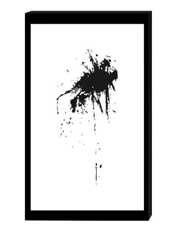 RYN Modern Wall Decor Painting With Inner Frame Black/White 40 x 60centimeter - Image 2