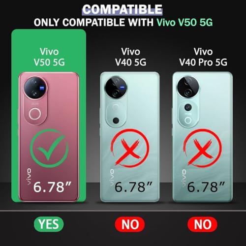 DIZORO Microfiber Candy Back Cover Case for iQOO Z10R 5G / Vivo V50 / V50e 5G / Vivo T4R 5G Soft Silicone Rubberized Case with Camera Protection (TPU, Navy) - Image 2