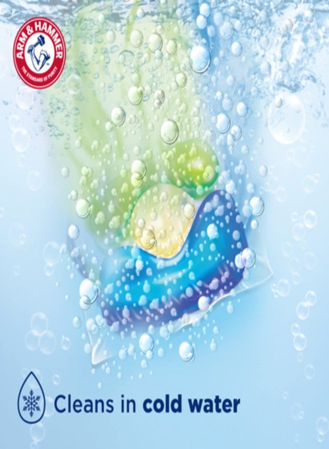ARM & HAMMER Plus OxiClean 5-in-1 Liquid Laundry Detergent Power Paks, High Efficiency (HE), 42 Count (Pack of 4) - Image 2