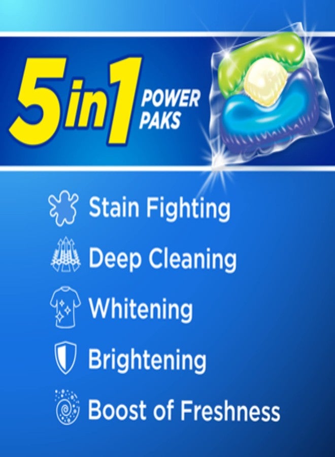 ARM & HAMMER Plus OxiClean 5-in-1 Liquid Laundry Detergent Power Paks, High Efficiency (HE), 42 Count (Pack of 4) - Image 3