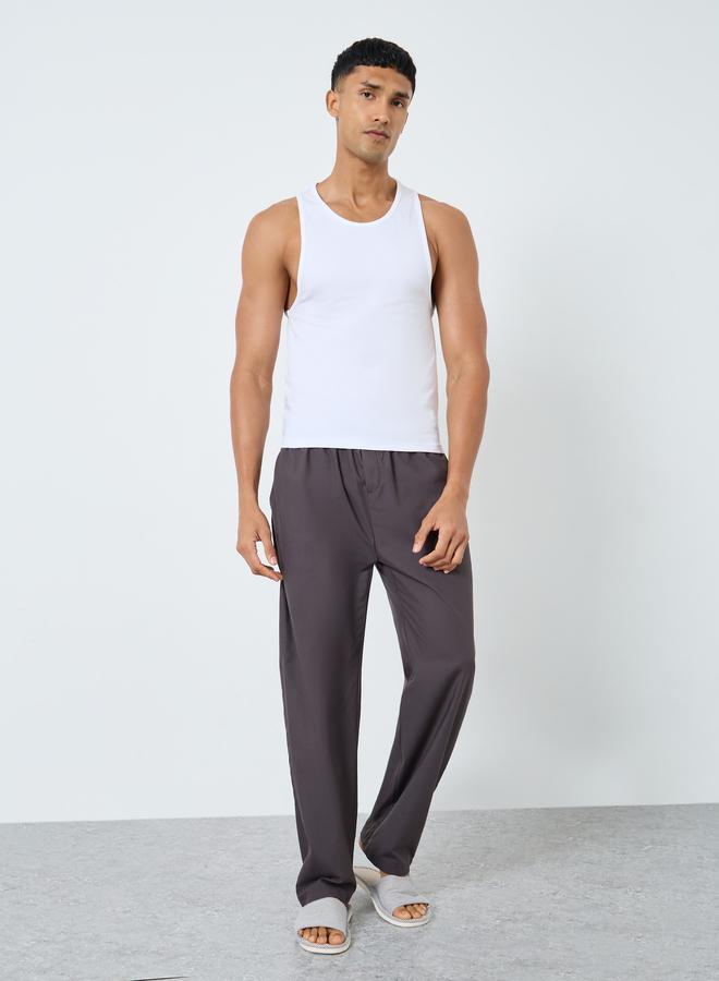 ستايلي عبوة من 3 قطع - فانلة قطنية مطاطية بياقة مستديرة - Image 3