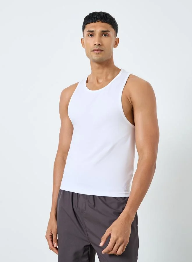 Styli Styli Pack of 3 - Cotton Stretch Round Neck Vest