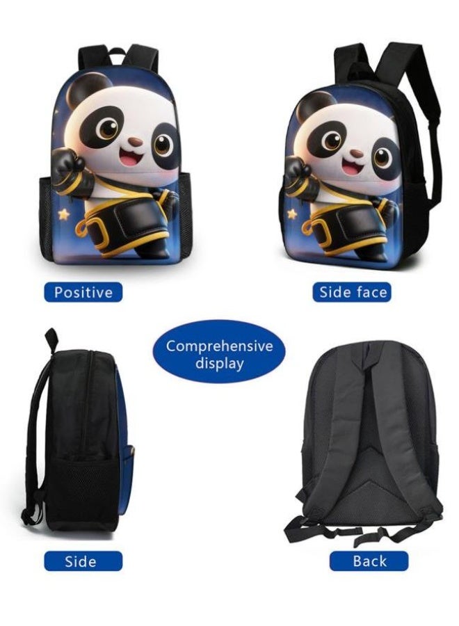 Bright Li Fire Unlock the new fashion of childish fun! Three-piece set of bags, cartoon elements for children and teenagers (students, children, friends' outings, mountain climbing, schooling, etc. can be used) - 116  - Image 3