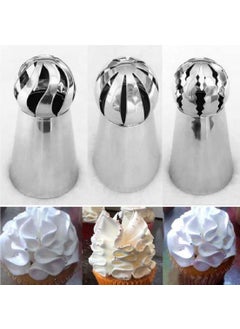 S.B. ANJALI SHALU BHAI SB ANJALI SHALU BHAI 18 Pieces Russian Tulip Icing Piping Nozzles Cake Decoration Tips Cooking One Coupler 1 Silicone Piping Bag  - Image 2