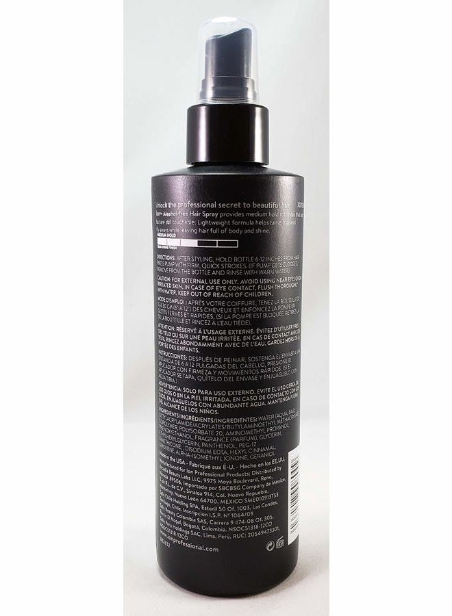 ION AlcoholFree Finishing Hair Spray, 8oz, Lightweight, Medium Hold, AntiFrizz Hairspray, Vegan - Image 2