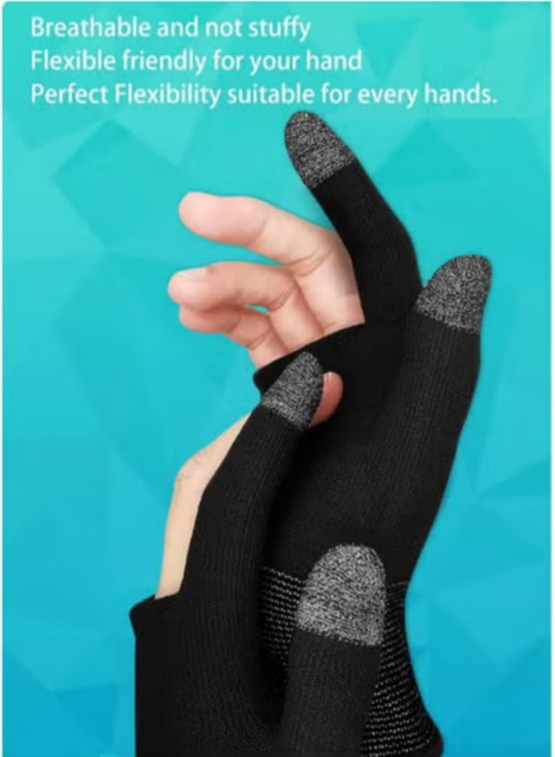 Gaming Gloves Sweatproof Breathable Touch Finger Gloves For Mobile Games  - Image 2