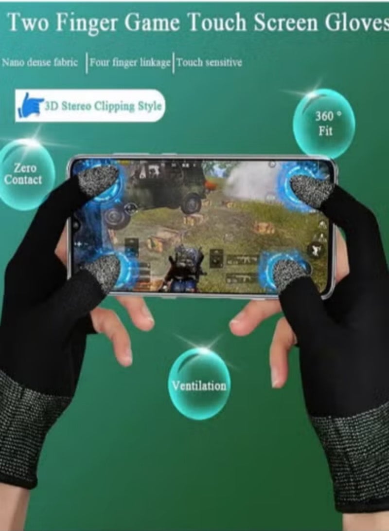 Gaming Gloves Sweatproof Breathable Touch Finger Gloves For Mobile Games  - Image 4