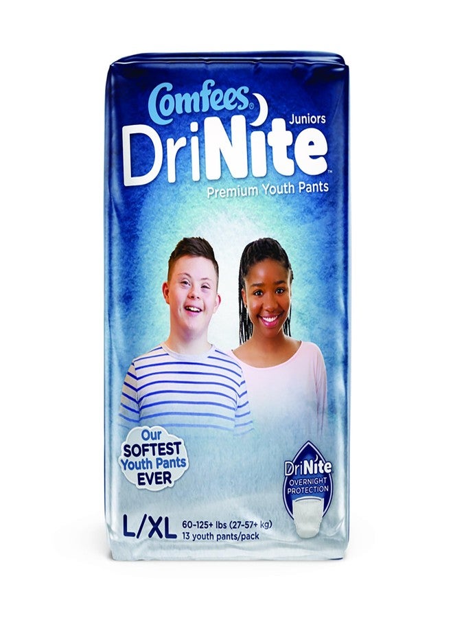 Attends Comfees DriNite Juniors Youth Youth Absorbent Underwear Large/X-Large 60 to 125 lbs. CMF-YLXL, 13 Ct - Image 4