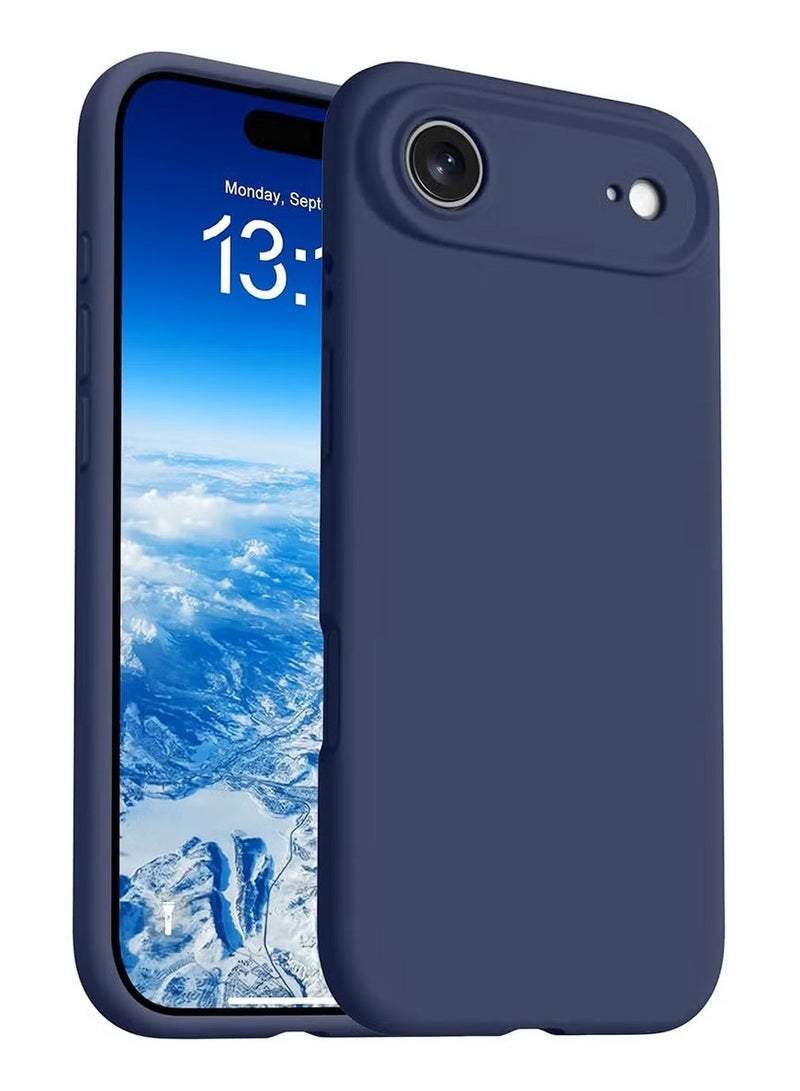 general Midnight Blue Liquid Silicone Case for iPhone 17 Air (6.6") – Soft Microfiber Lining, Enhanced Corner Bumpers & Precision Camera Protection - Image 1