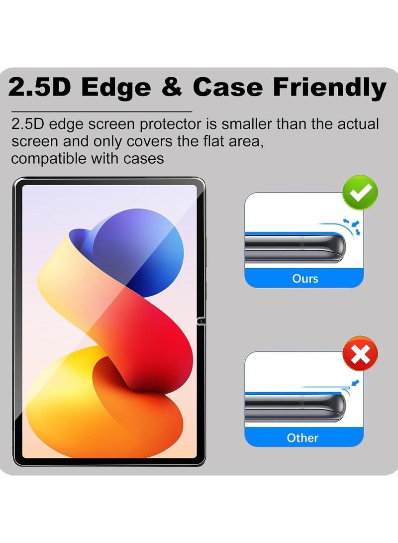 【2-Pack】 Screen Protector Compatible with Xiaomi Redmi Pad 2 Pro 12.1-inch 2025 Tempered Glass Film, 9H Hardness Scratch-Resistant Protector, Ultra-Clear Bubble-Free - Image 3