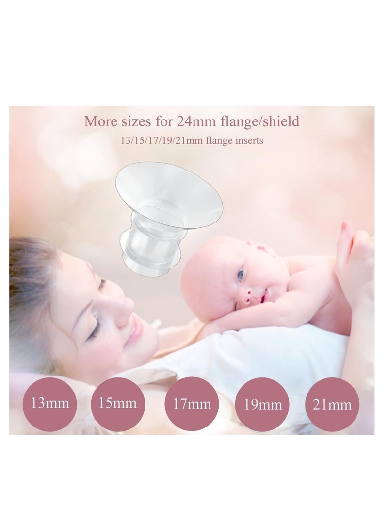 شفة إدراج 13 / 15 / 17 / 19 / 21 ملم 10pc ، تنطبق على momcome S12 برو / S9 برو / S12 / S9 يمكن ارتداؤها كأس الشفط ، تنطبق على ميدلا / sspectra / بيلابي / tsrete 24mm الدرع / شفة ، والحد من الوصول إلى أبعاد أخرى - Image 2