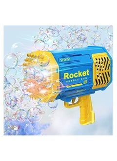 Rocket Bubble shooter gun, 69 hole bubble shooter machine with colorful lights and bubble solving for kids and girls  - Image 3