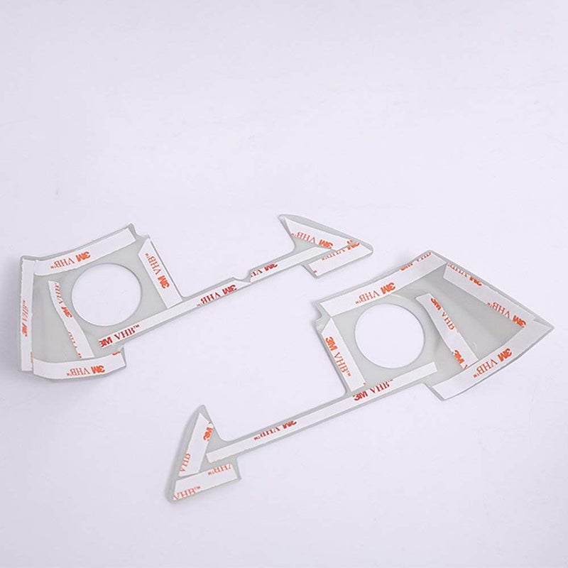 YIWANG ABS Chrome Car Steering Wheel Cover Trim 3D Sticker for Land Rover Range Rover Sport 2010-2013 (Matte Silver) - Image 5