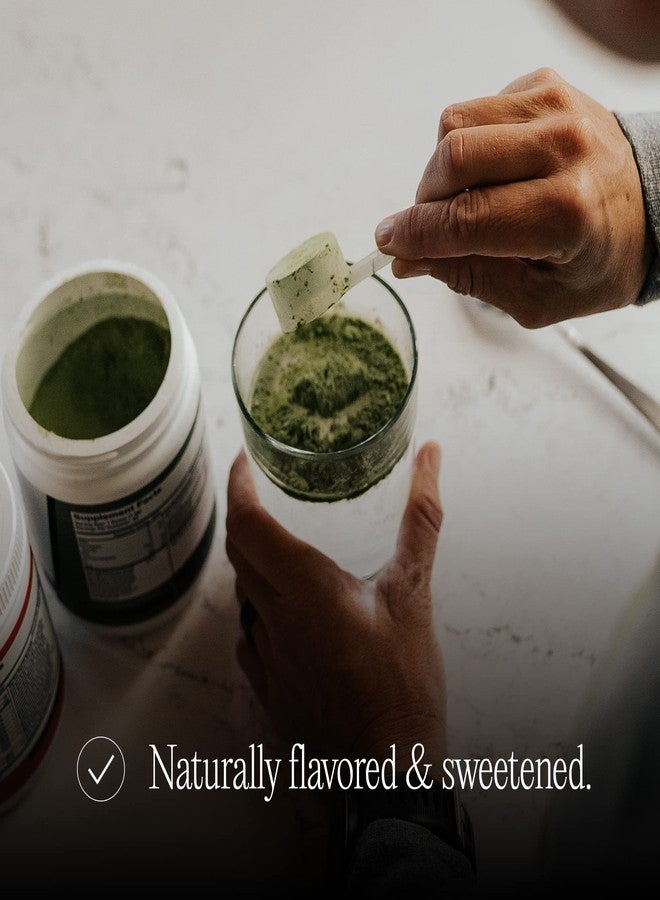 BARE PERFORMANCE NUTRITION, BPN Strong Greens Superfood Powder, Lemon, 30 Servings - Image 5