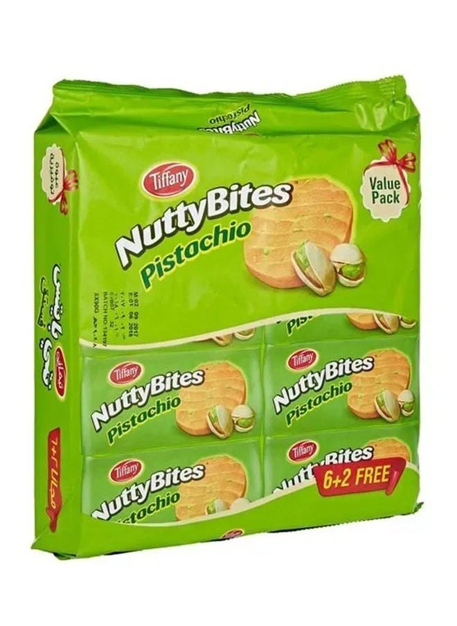 Tiffany Nutty Bites Pistachio Biscuit, Pack Of 8 