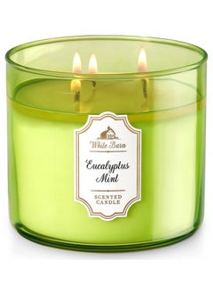 White Barn Bath & Body Works White Barn 3-Wick Candle in Eucalyptus Mint  - Image 1