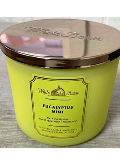 White Barn Bath & Body Works White Barn 3-Wick Candle in Eucalyptus Mint  - Image 3