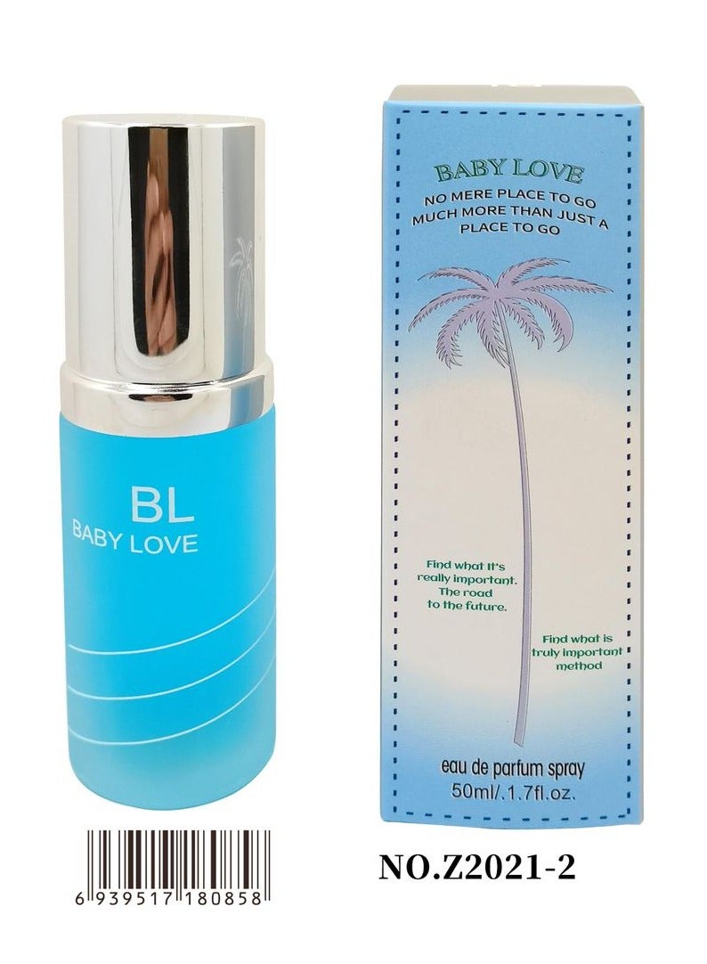 بيبي لاف عطر اطفال بي ال من بيبي لوف برائحه المسك والبودر 50 مل